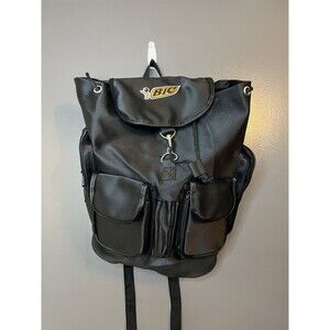 BIC Backpack Multi Pocket Promo Bag Travel Organizer Mens Black